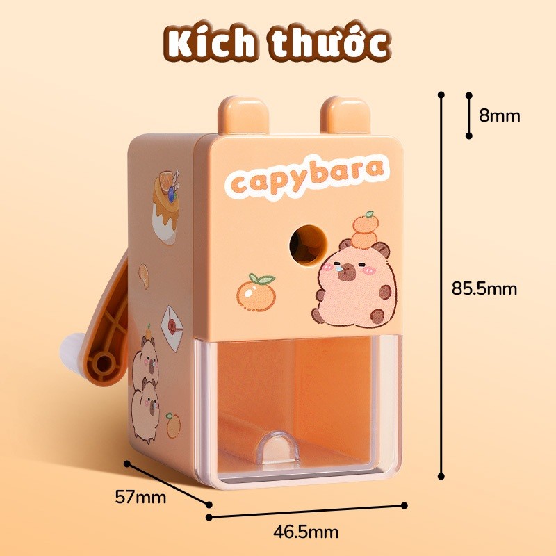 Gọt Bút Chì Với Thiết Kế Quay Tay Độc Đáo - Dụng Cụ Học Tập Lý Tưởng Cho Các Em Học Sinh Cấp 1