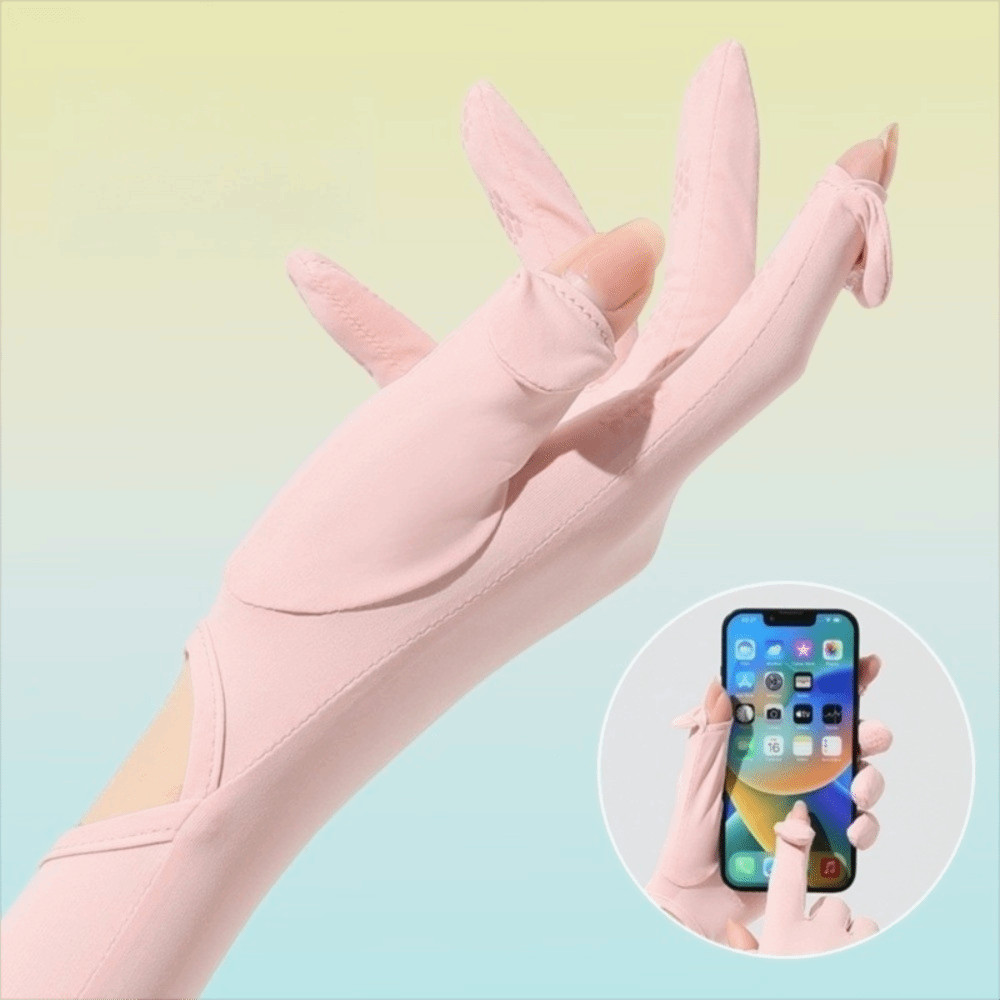 Găng tay chống nắng Fedaog Ice Silk - Chống tia UV, thoải mái dùng màn hình cảm ứng, phù hợp cho thể thao ngoài trời