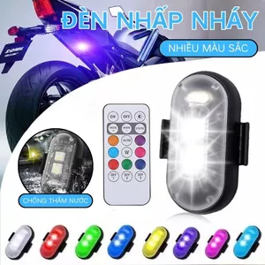 Đèn cảnh báo LED đa năng cho ô tô, xe máy, xe máy, đèn máy bay điều khiển từ xa không dây, đèn phi công chống thấm nước