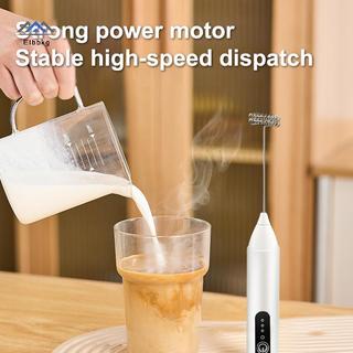 ELBBKG Thời Trang Điện Cầm Tay Đánh Trứng Sữa Frother Matcha Đánh Cốc Uống Cà Phê Đánh Máy Khuấy Beater 3 Tốc Độ USB Sạc Mới