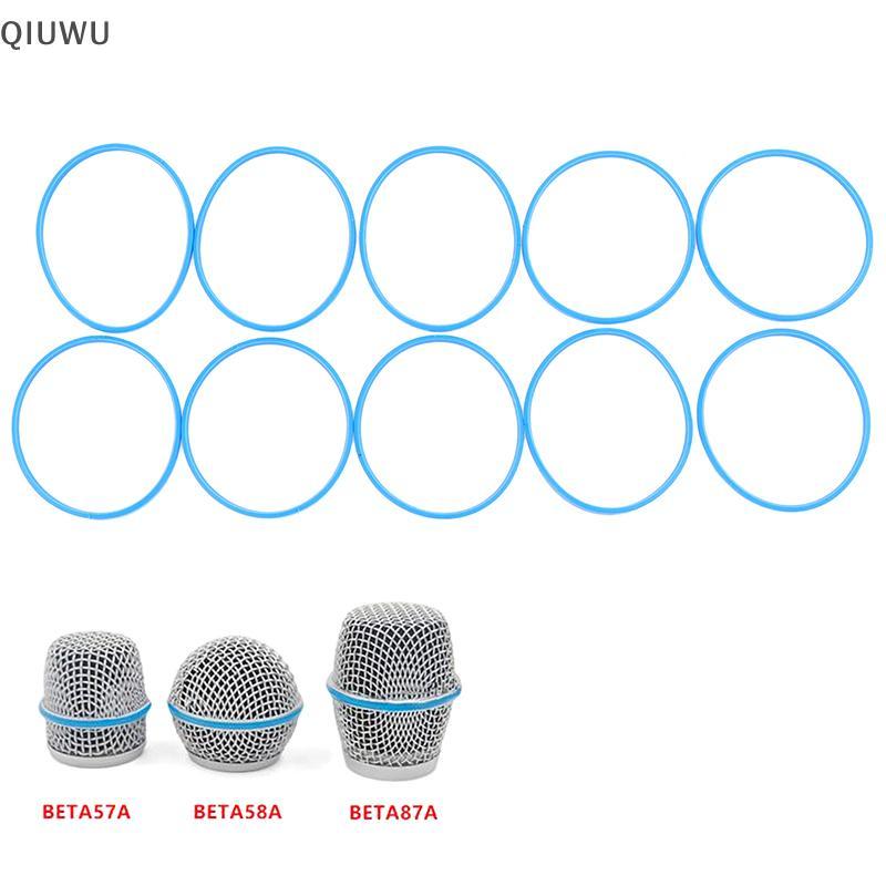 QIUWU 4 / 10 Chiếc Vòng Dây Micro Cao Su Cho BETA58A / 87A Tăng Cường Tay Cầm Và Bảo Vệ Cho Nhiều Mẫu.