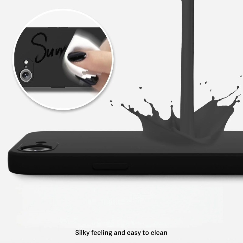 Ốp silicon siêu mỏng chống sốc cho iPhone 16e/16/16 Pro/16 Plus/16 Pro Max, TPU mềm bảo vệ