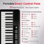 BetsyB170 88 phím Đàn Piano điện tử có thể gập lại Âm thanh trong suốt di động dành cho người mới bắt đầu Học sinh Trẻ em Quà tặng sinh nhật ngoài trời tại nhà