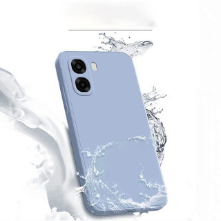 Ốp Điện Thoại Silicon Lỏng Vuông Cho OPPO A6X A6t A6C Màu Trơn Mềm Chống Sốc Ốp Lưng Silicon