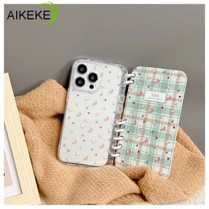 Ốp Điện Thoại Họa Tiết Lưới Hoa Cho Huawei Nova 15 Ultra 14 13 12 9 SE 11 Pura 80 Pro Plus P60 P50 P40 P30 Pro Y6P 2020 Mate 30 Vỏ Lật Thanh Lịch Vỏ Mềm Chống Sốc