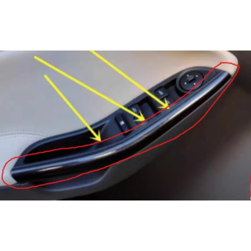 Cửa Đen Nội Thất Tay Viền Dải Bên Trong Tay Cầm Dải Trang Trí Cho Xe Ford Focus 2012-2018 BM51-A24185-ACW
