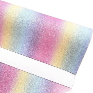 ITRUMPET Vải ủi DIY, Vải nướng bánh long lanh cầu vồng thủ công DIY, Hạt chuyển màu có thể tái sử dụng sáng tạo Vải dán đậu không dính Đồ chơi hạt thủ công