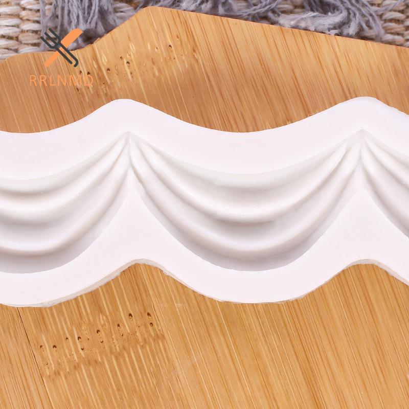 RRLNMD Hoa Văn Trang Trí Silicon Sugarcraft Khuôn Nhựa Dụng Cụ Cupcake Fondant Bánh Trang Trí Dụng Cụ MỚI