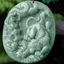 Mặt Dây Chuyền Jadeite WoHu Tây Tạng Hình Rồng và Hổ, Phù Hợp Cho Nam Nữ theo Cung Hoàng Đạo