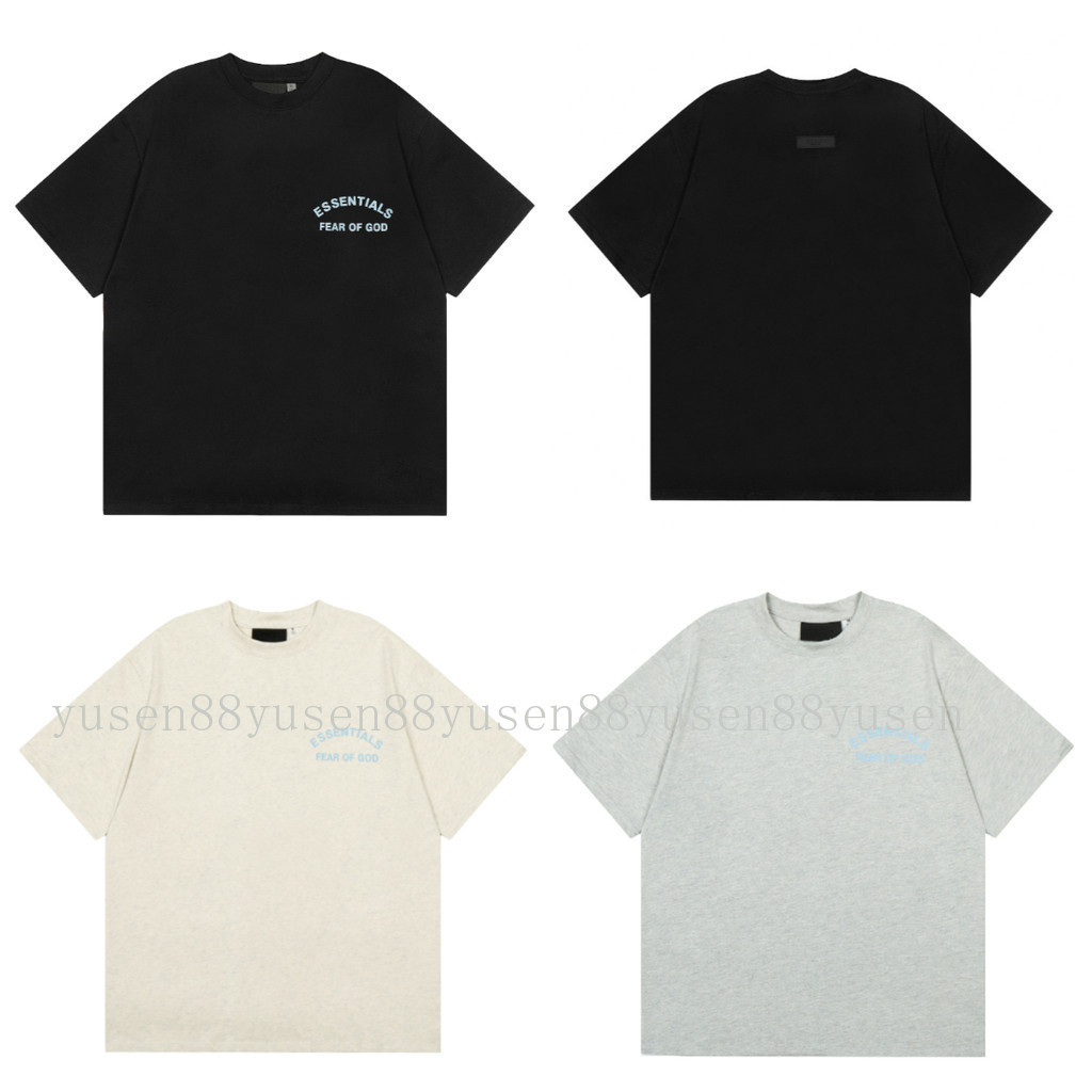 Áo thun nam nữ tay ngắn chất cotton thoáng khí, dây rời, phong cách đường phố thời thượng
