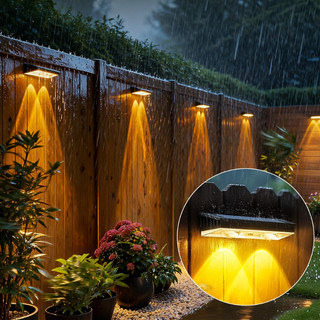 Đèn Tường Năng Lượng Mặt Trời Chống Nước LED, đèn Sân Vườn, Cảm ứng Tự động, Có Thể Sử Dụng Cho Ban Công Và Vườn