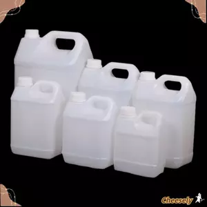 Chai kín khí bằng nhựa CHEESELY, Xô HDPE cấp thực phẩm dung tích lớn, Đa năng 1 / 2 / 3 / 4 / 5L có nắp đậy Bảo quản kín Làm sạch hộp đựng