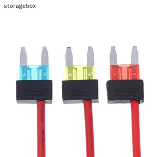 [Hộp lưu trữ] 1 Giá đỡ cầu chì ô tô Bộ chuyển đổi TAP ATM mini Lưỡi dao APM MINI Thiết bị an toàn đơn giản 12V 10A 15A 20A Đẹp