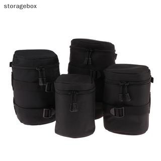 [Hộp lưu trữ] 1 Phụ kiện chụp ảnh Túi đựng ống kính máy ảnh sang trọng cho ống kính Canon Nikon Sony Olympus Fuji DSLR Đẹp