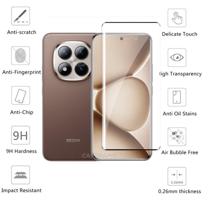Redmi Note 15 Pro + 5G Series Phim Bảo Vệ Màn Hình 2 Trong 1 Cho Redmi Note15 Note 15 RedmiNote15 15Pro + Pro Plus + 5G 2026 Full Cover Kính Cường Lực Mặt Trước Ống Kính Mặt Sau