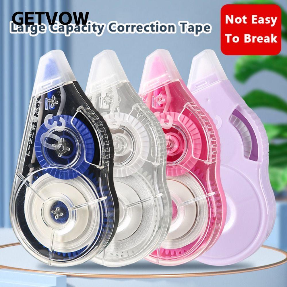 GETVOW 5 Cái / bộ Băng Chỉnh Sửa, Băng Thay Đổi Im Lặng Dung Tích Lớn, Học Sinh Đơn Giản Hiệu Chỉnh Đặc Biệt Ban Nhạc Trường Văn Phòng