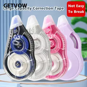 GETVOW 5 Cái / bộ Băng Chỉnh Sửa, Băng Thay Đổi Im Lặng Dung Tích Lớn, Học Sinh Đơn Giản Hiệu Chỉnh Đặc Biệt Ban Nhạc Trường Văn Phòng