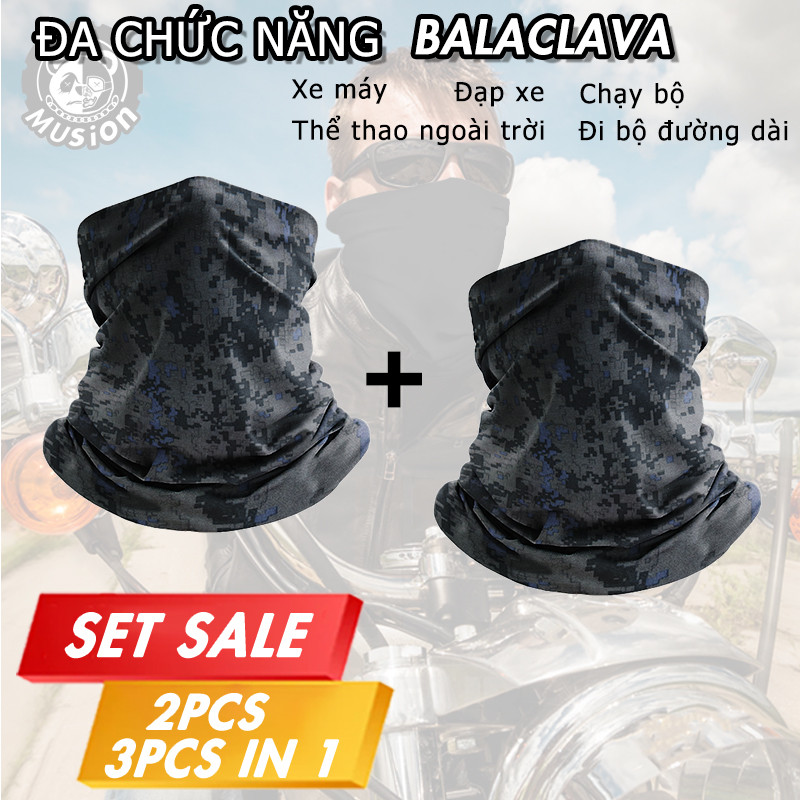 Mũ trùm đầu bandana chống nắng, thoáng khí - Phù hợp đi xe đạp và trượt băng