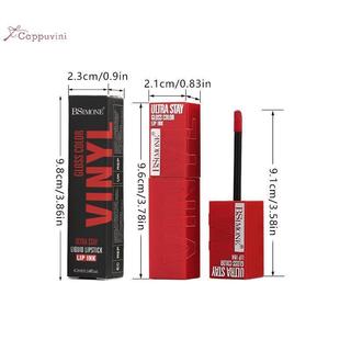 4.2ml Matte Ink Liquid Lipstick Lâu Dài Nhung Khỏa Thân Son Bóng Chống Dính Cốc Chống Thấm Nước Môi Tint Chống Thấm Nước Trang Điểm