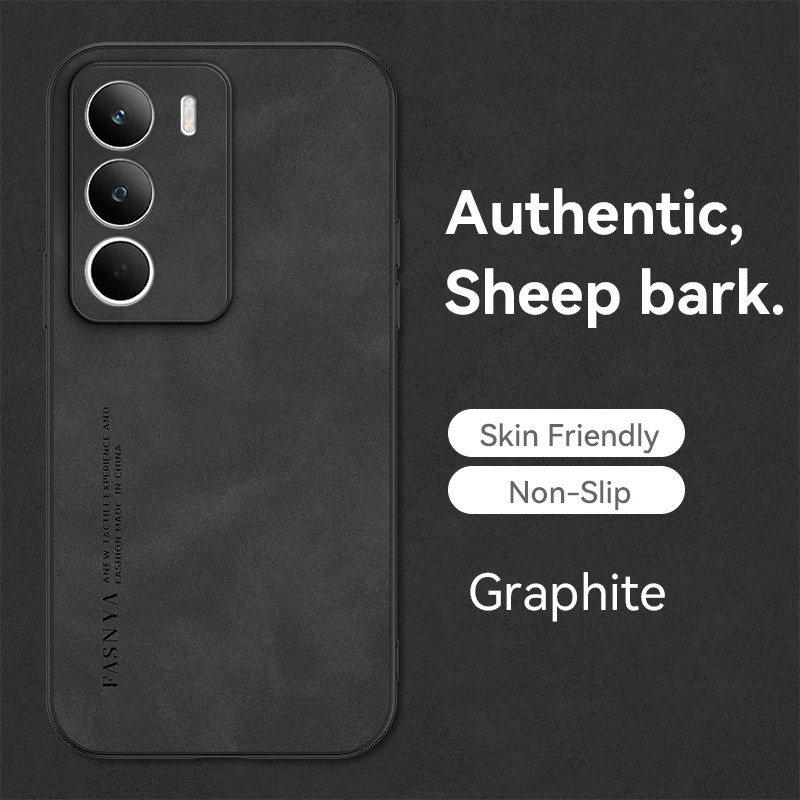 Ốp lưng Realme 14X 5G Vỏ da cừu sang trọng cho Ốp điện thoại Realme 14X 5G