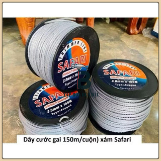 Cước Cắt Cỏ Vuông Gai SAFARI Nhật Bản, Cước Vụt Cỏ 4.0mm - 3.5mm