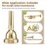 Ống ngậm đồng Alto Trombone 6.5AL Vàng