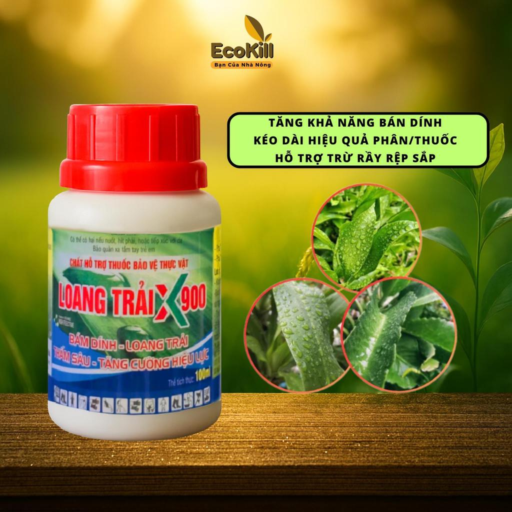 Loang trải X900SL – hỗ trợ loang trải, b.ám d.ính, th.ấm s.âu, giảm bốc hơi, h.ạn c.hế rửa trôi khi phun