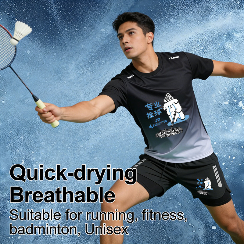 Bộ đồ cầu lông YONEX nhẹ, lưới thoáng khí cho nam nữ, phù hợp chạy bộ và tập thể dục thể thao