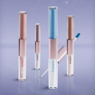 Eunarz Double Head Liquid Eye Shadow Tấm Siêu Sáng Bóng Màu Liên Tục Trang Điểm Hàng Ngày Hai Trong Một Di Động Đa Năng Dạng Lỏng Phấn Mắt Trang Điểm Mắt