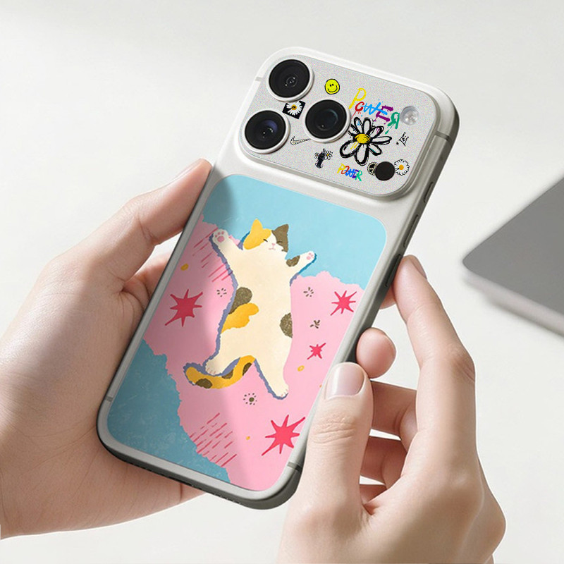 [2 Cái] Dành Cho iPhone 17 Pro / 17 Pro Max In Nghệ Thuật Ngộ nghĩnh Mềm Máy Ảnh Mờ Giấy Dán Phim / Bảo Vệ Camera Chống Trầy Xước