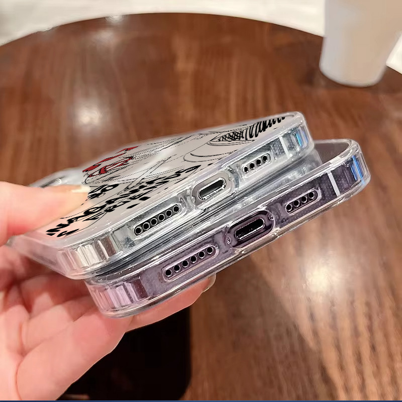 Cho iPhone 17 Pro Max / 16 Pro Max 15 14 / 13 / 12 Bocchi the Rock Cứng Trong Suốt Từ Tính CaseiPhone 11 Xs Max 7 / 8 SE / Vỏ iPhone Chống Sốc