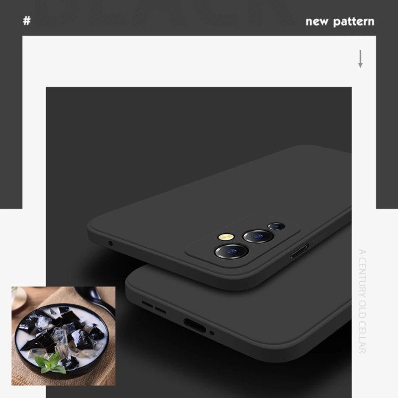 Ốp Điện Thoại Cạnh Thẳng Lỏng Cho OnePlus Nord CE 2 3 CE4 Lite 5G Ốp Lưng Chống Rơi Chống Sốc Chất Lỏng Nhà Ở Bảo Vệ Mặt Sau Điện Thoại