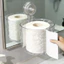 Lưu trữ sắp xếp phòng tắm | Hộp đựng khăn giấy treo tường cốc hút cho bàn chải trang điểm, thiết kế chống nước PET trong suốt