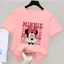 Minnie Chuột, Thun Dành, Bé Áo, Cotton In, Thương DTF