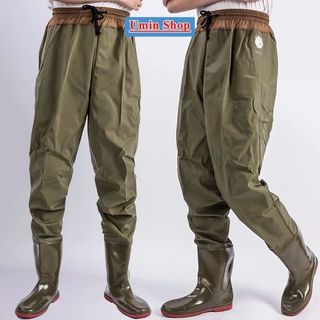 Ủng Quần Cao Su 2 Lớp Vải Đế Đỏ Trường Sơn - Size 36-43 - Chống Nước, Lội Bùn, Làm Vườn - Nam & Nữ CAO CẤP