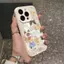 Mềm mại dễ thương minh họa cho iPhone 16 trường hợp iPhone 14promax All Inclusive 15Plus cá tính 13 mới