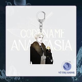 Móc khóa keyring CODENAME ANASTASIA in hình Mật Danh Anastasia manhwa BL anime chibi quà tặng dễ thương Nữ Nhung