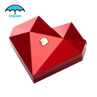 Popup Trái Tim Nhẫn Hộp Nhẫn Bearer Sáng Tạo Màn Hình Hộp Đóng Gói Lãng Mạn Ngày Lễ Tình Nhân Quà Tặng Cho Người Yêu Cô Dâu Kỷ Niệm