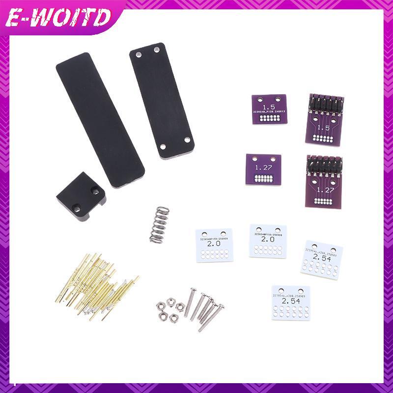 E-WOITD 1.27mm 1.5mm 2mm 2.54mm PCB Kẹp cố định Đầu dò Pogo Pin Tải xuống Chương trình Đốt cháy DIY Kẹp đốt E-WOITD