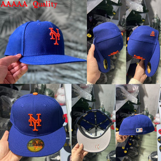 MLB Thêu, New York Mets Team, Xanh lam, Mũ bóng chày đa năng, vừa vặn