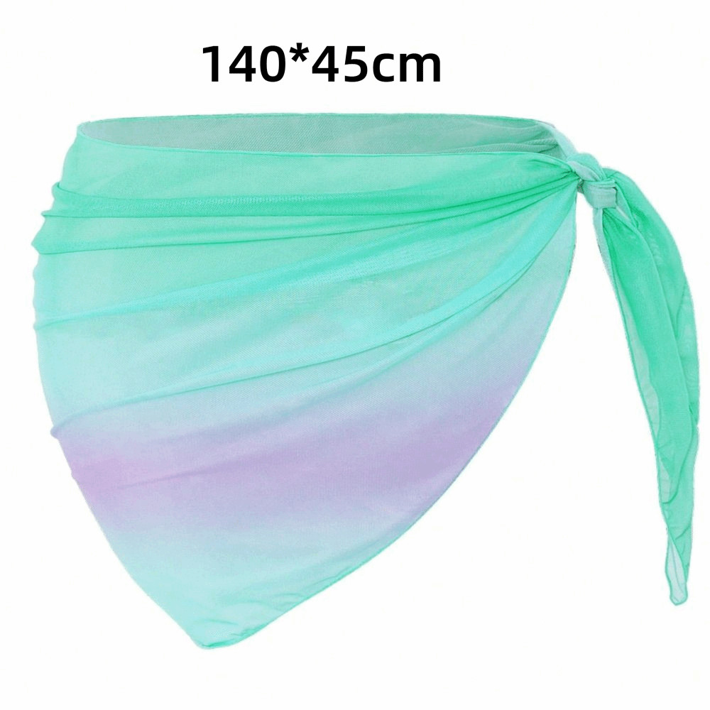 Đầm đi biển NICOLOO, Chất liệu voan Áo tắm dài ngắn Coverups, Thiết kế gợi cảm Vải Sheer Bảo vệ UPF Thoáng khí khô nhanh Sarongs Đồ bơi