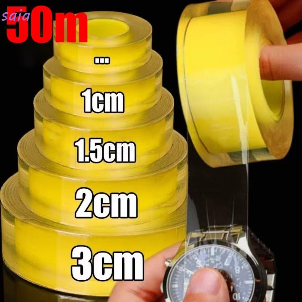 Phim niêm phong SAIA 1 / 1.5 / 2 / 3cm, Phim bảo vệ trang sức chống tĩnh điện trong suốt, Băng keo PVC không dính