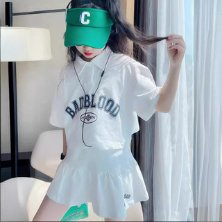 Bộ váy polo cho bé gái – Áo ngắn tay chân váy phong cách Hàn Quốc mặc hè