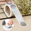 ZK 300 Chiếc Tròn Bạc Trầy Xước Miếng Dán 1 Inch Scratc Tắt Nhãn Dán VN