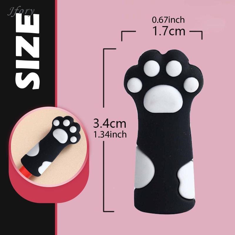 Jfory Nút chặn kim đan Cat Paw, Nút chặn đầu kim, Đồ dùng nghệ thuật nhẹ Bảo vệ đầu để may và móc tay