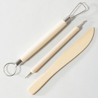 Bộ dụng cụ điêu khắc gốm RISEDOT 24 chiếc kèm túi đựng, dụng cụ DIY nghệ thuật thủ công