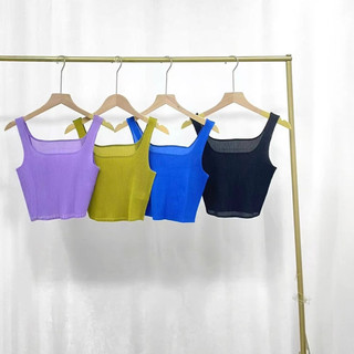 Áo Thun Miyake Nữcroptop slim-fit thời thượng, đơn giản mà trendy