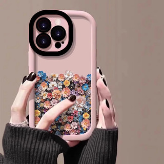 Ốp lưng IPhone 17 16 15 14 13 12 11 Pro Max X XR Max 7 8 Plus Ốp lưng cá tính Hoa dễ thương Ốp lưng điện thoại Dẻo mềm