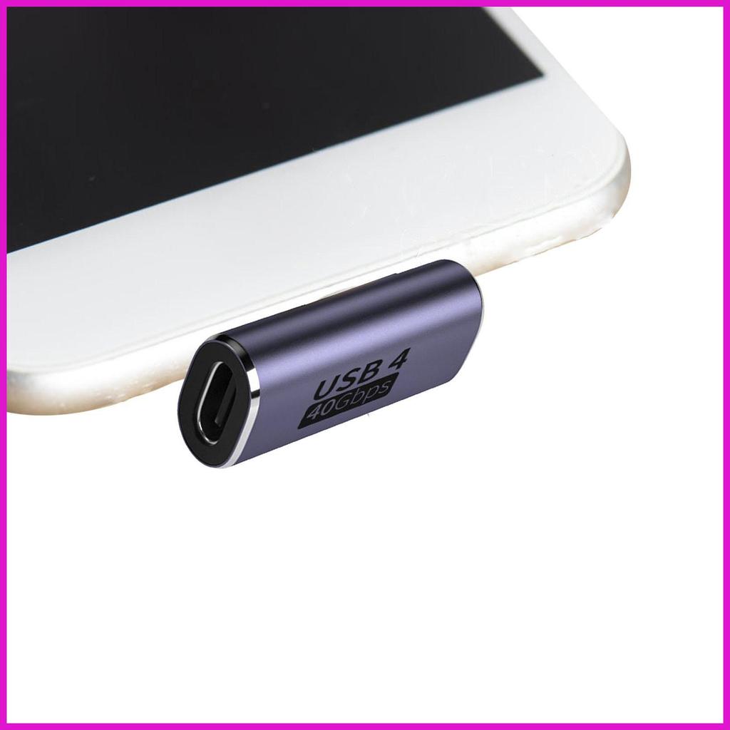 100W USB C Adapter Di Động USB 4.0 100W Sạc Nhanh 40Gbps Truyền Dữ Liệu Nhanh Cho Điện Thoại Laptop Máy Tính Bảng 8K Video lyuvn