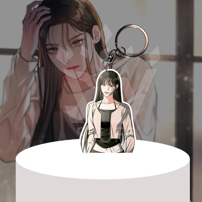Gantungan Kunci / Gantungan HP Manhwa Webtoon Undercover at Chaebol High School - Lee Dakyung  - Ganci Akrilik -Keychain